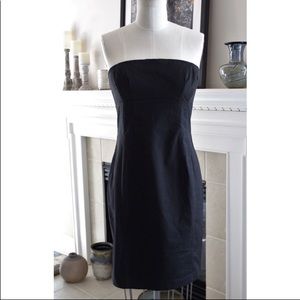 Express black stretch strapless dress, Size 10